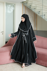 Sheena Abaya Set - Crow