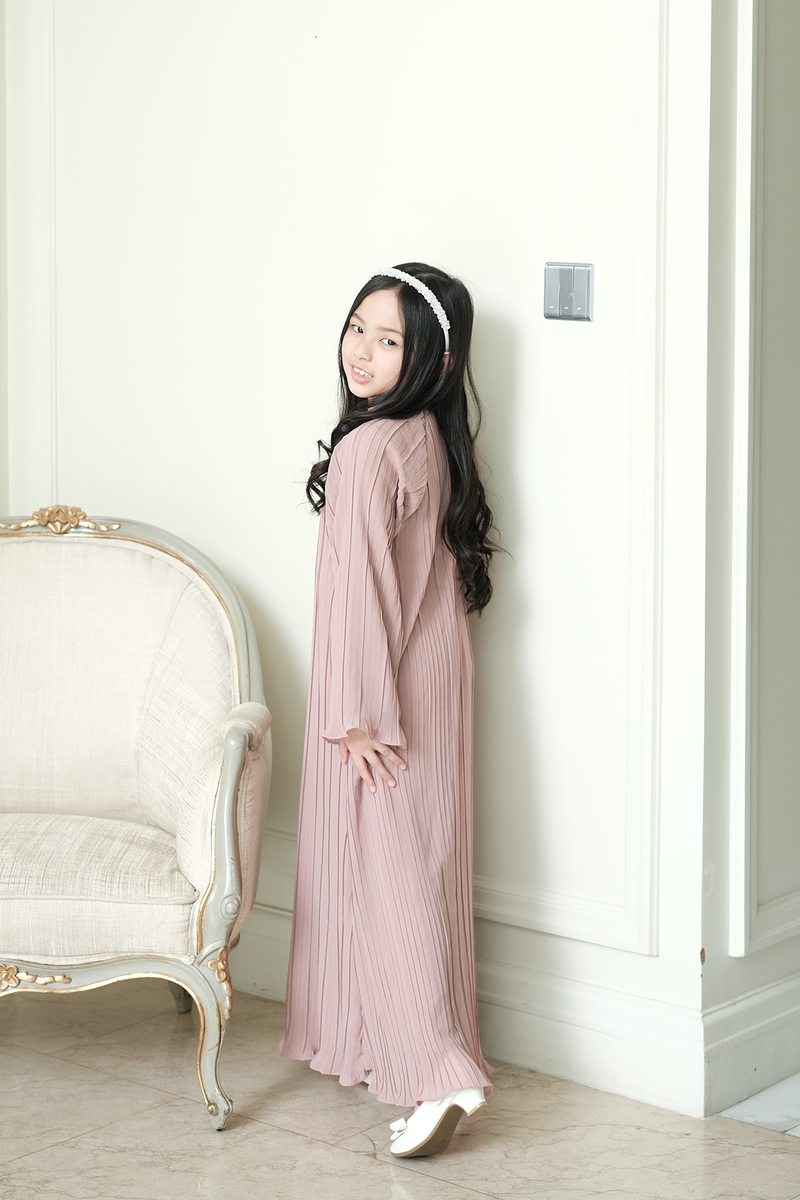 Alunicorn - Serenity From Raya Collection - Saphira Dress Kids - Peach