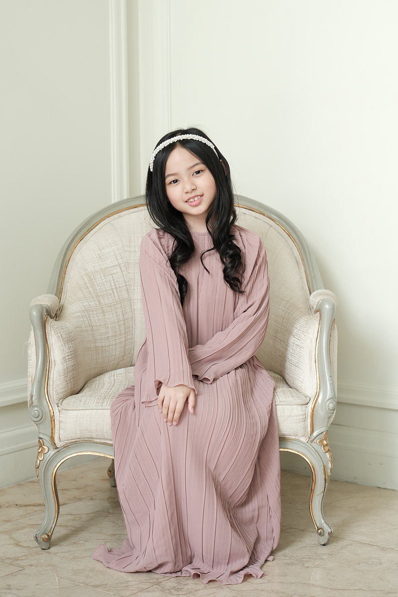 Alunicorn - Serenity From Raya Collection - Saphira Dress Kids - Peach