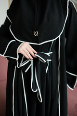 Sheena Abaya Set - Crow