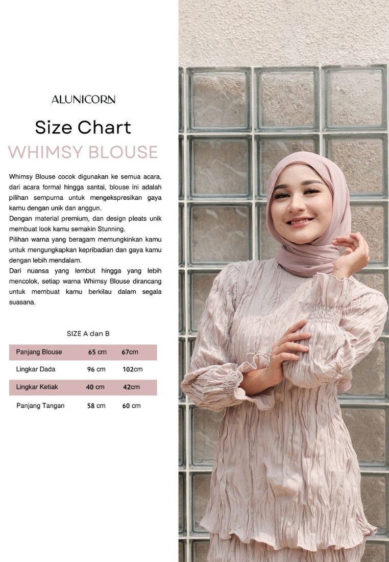 WHIMSY BLOUSE SAPPHIRE