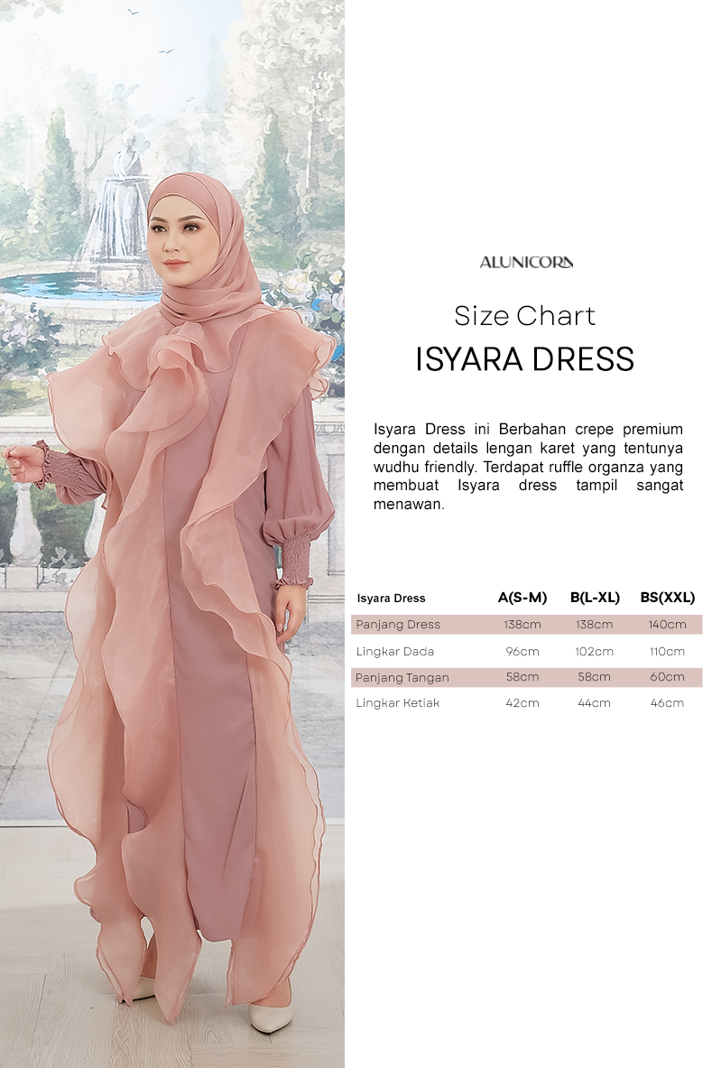 Isyara Dress Warn Peach