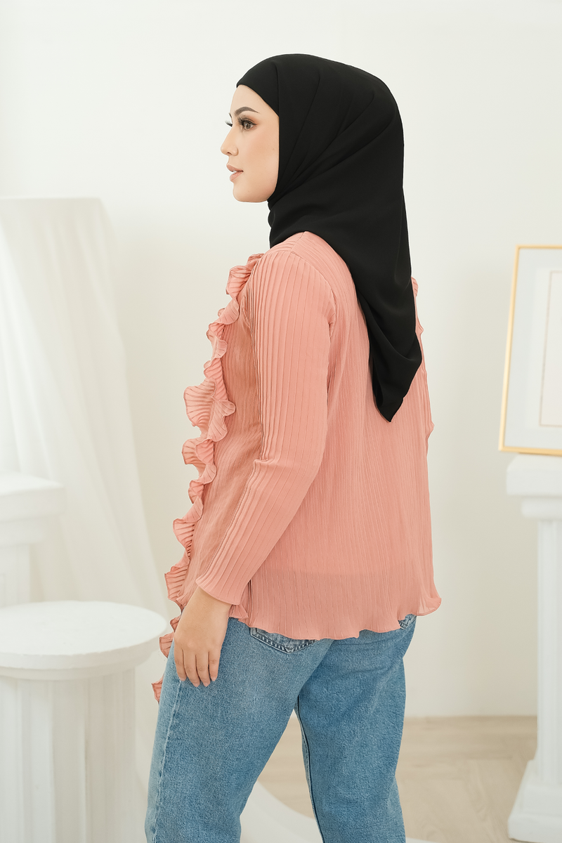 Kim Blouse Deep Peach