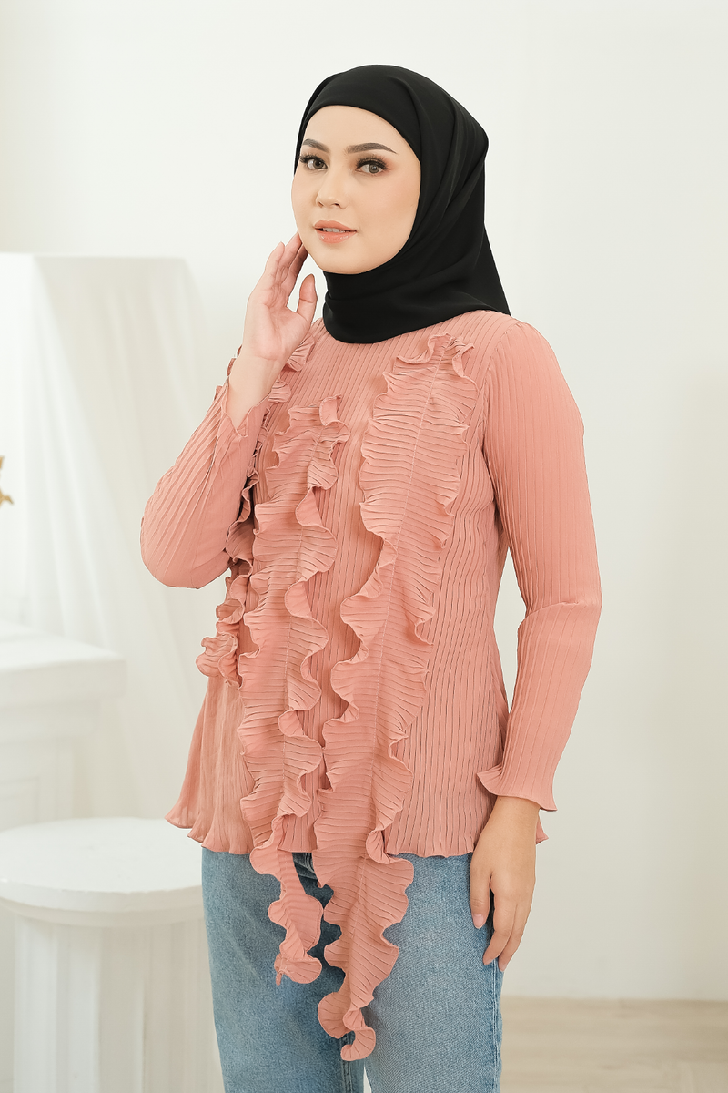 Kim Blouse Deep Peach