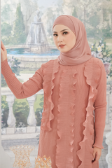 Kim Dress Deep Peach