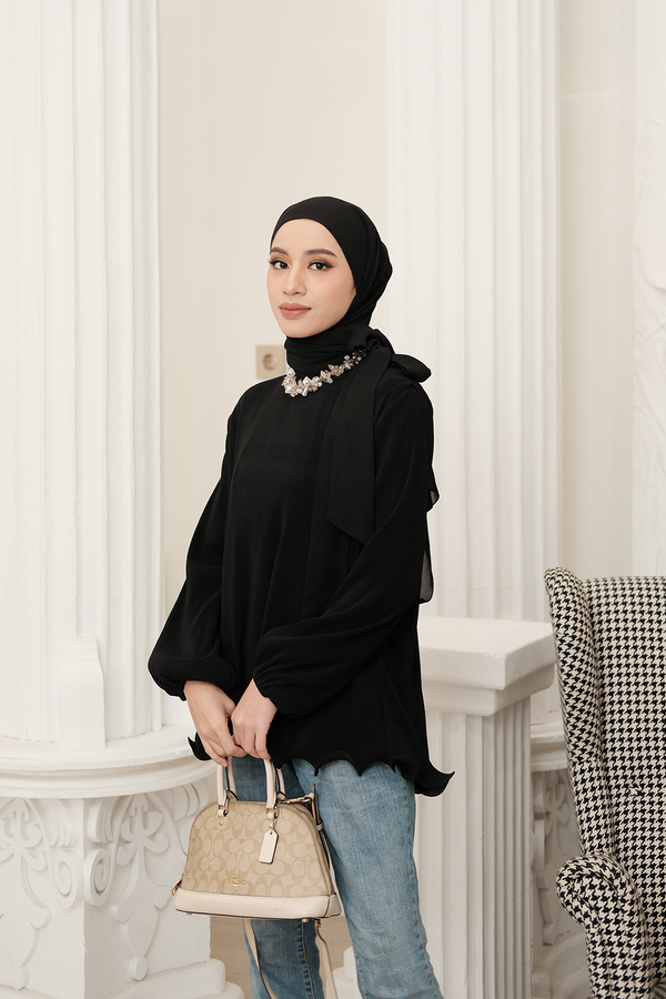 Esme Blouse Pita Black