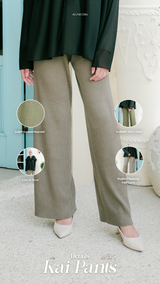 Kai Knit Pants Simple Taupe