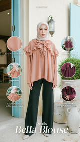 [NEW ARRIVAL] Bella Blouse Nude Brown