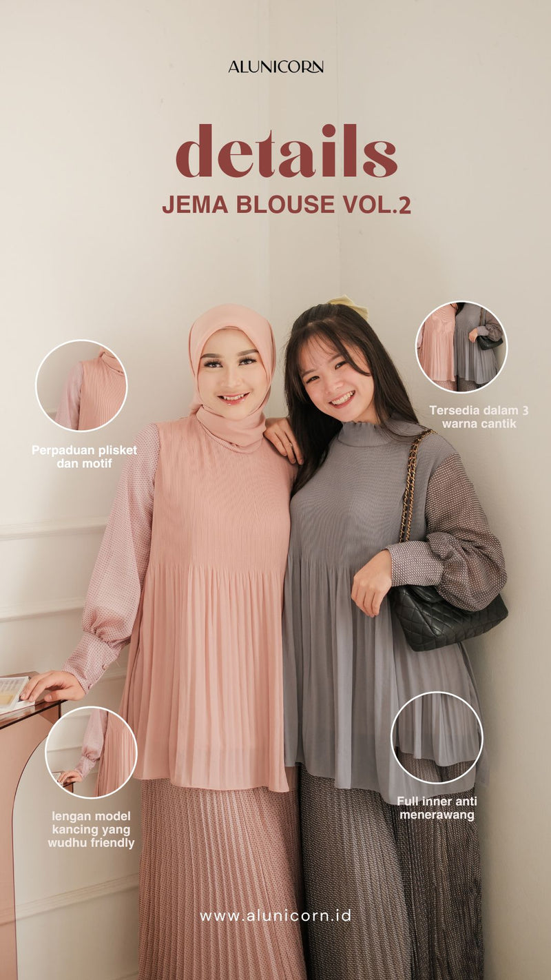 Jema Blouse Vol 2 Rose