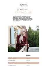 Delle Series : Jean Blouse White Dove