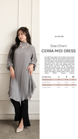 Cera Midi Dress Charcoal
