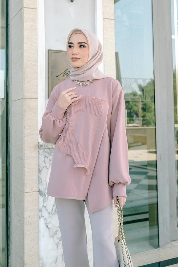 Wafa Blouse - Sweet Pink