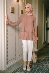 Valda Blouse - Caramel