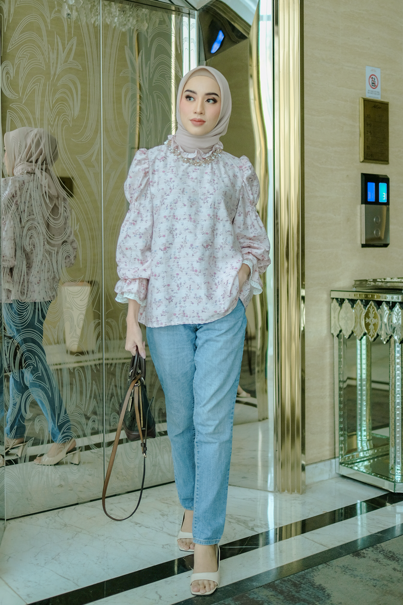 Camila Blouse - Peony