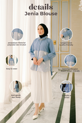 Jenia Blouse - Ice Blue