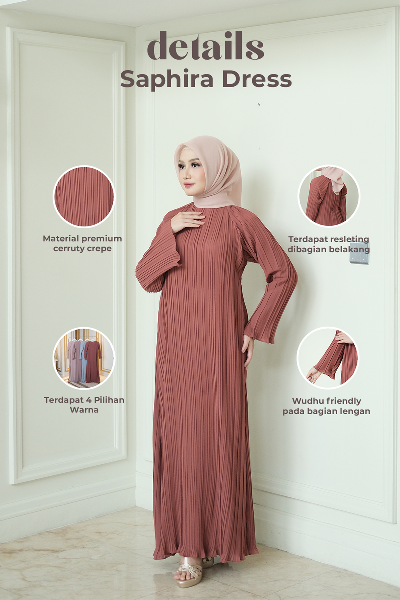 Alunicorn - Serenity From Raya Collection - Saphira Dress - Copper