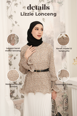 Lizzie Blouse Lonceng Cloudy Night