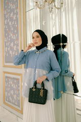 Jenia Blouse - Ice Blue