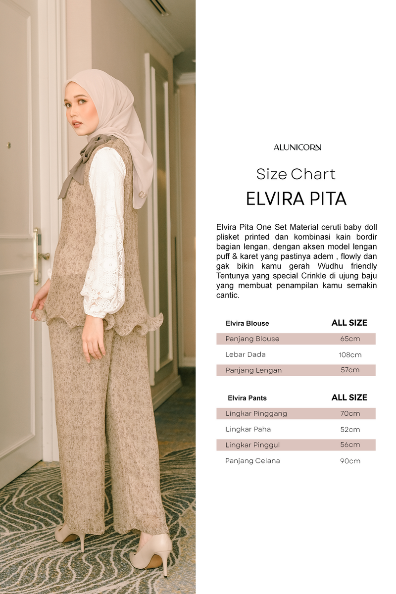 Elvira Pita Pants - Sky White