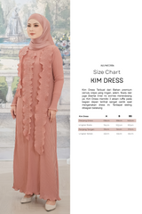 Kim Dress Deep Peach