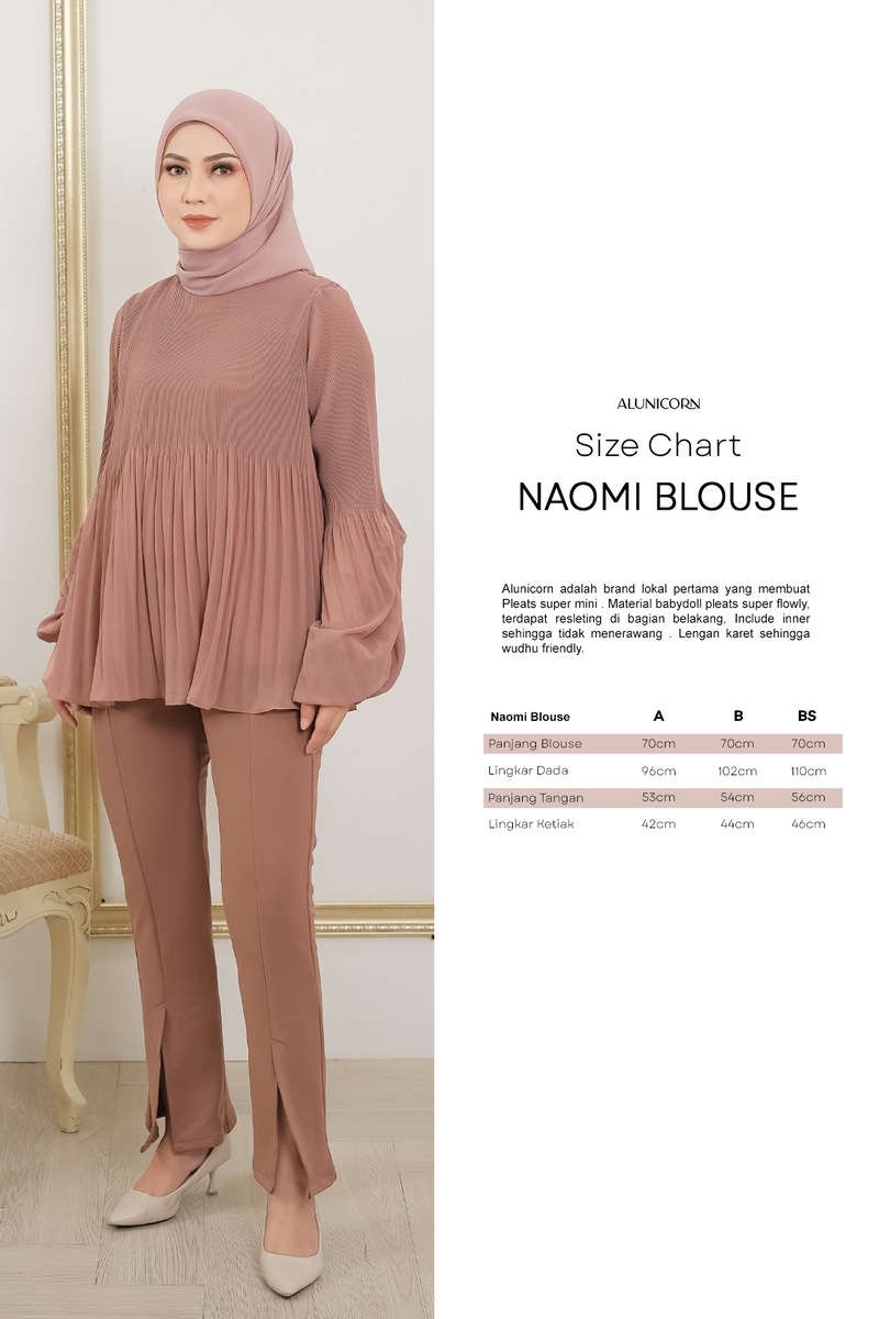 [NEW COLOR] Naomi Blouse Fossil