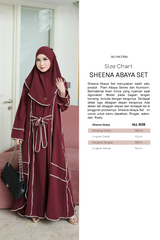 Sheena Abaya Set - Hazel