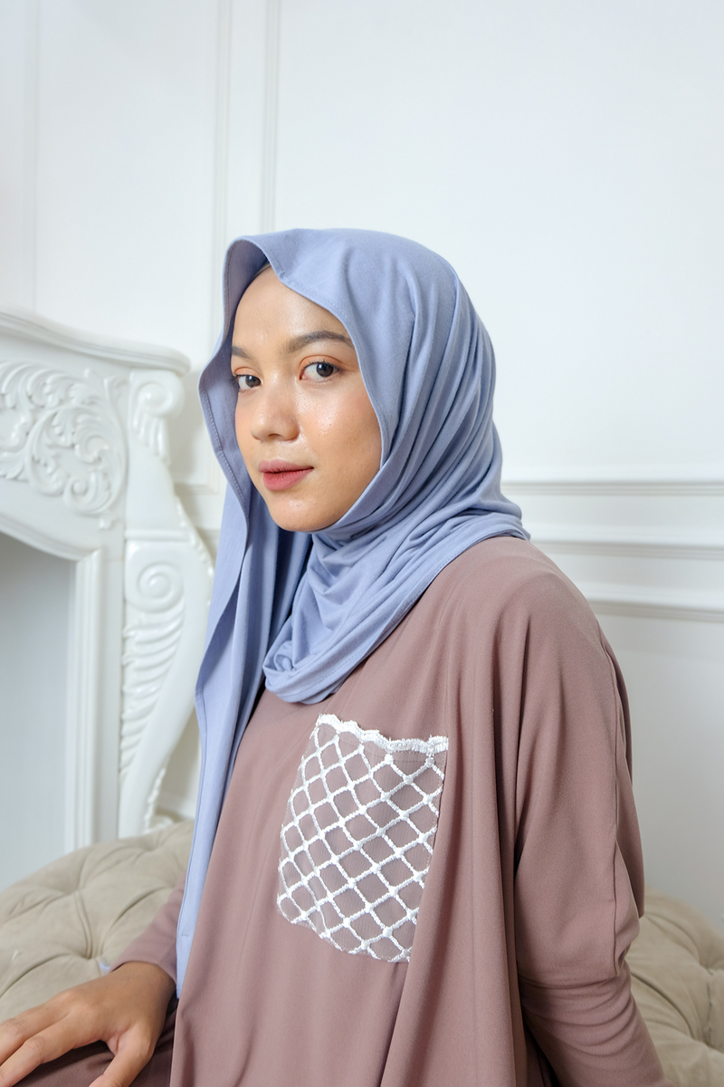 Syera Shawl Smoke Grey