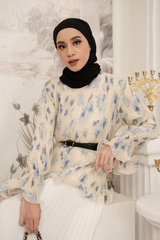 Lizzie Blouse Lonceng Ice Blue