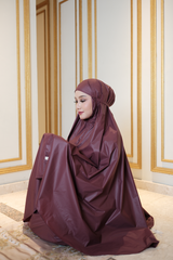 Julia Prayer Set - Mukena Travel - Wine