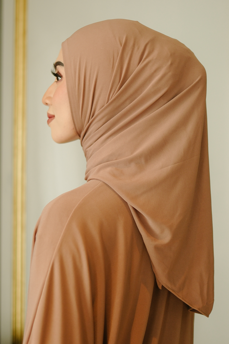 Alunia Khimar - Brunt Sugar