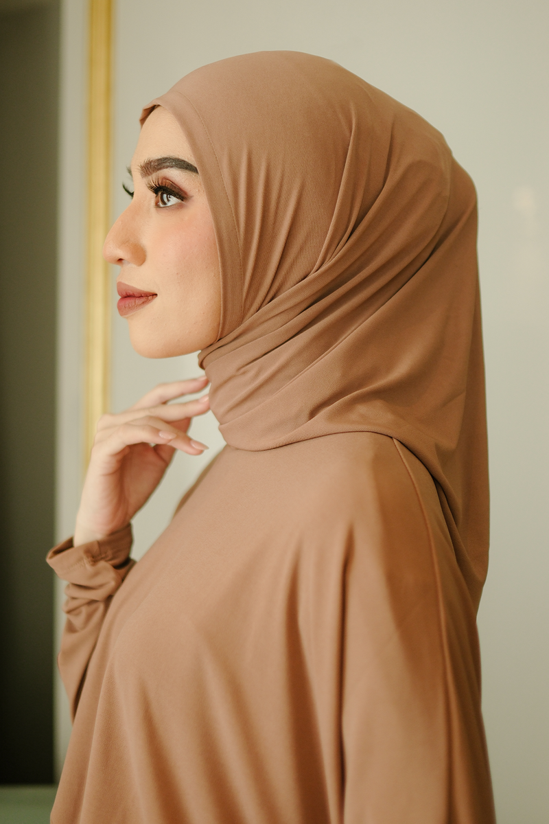 Alunia Khimar - Brunt Sugar