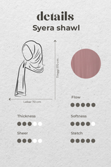 Syera Shawl Ivory