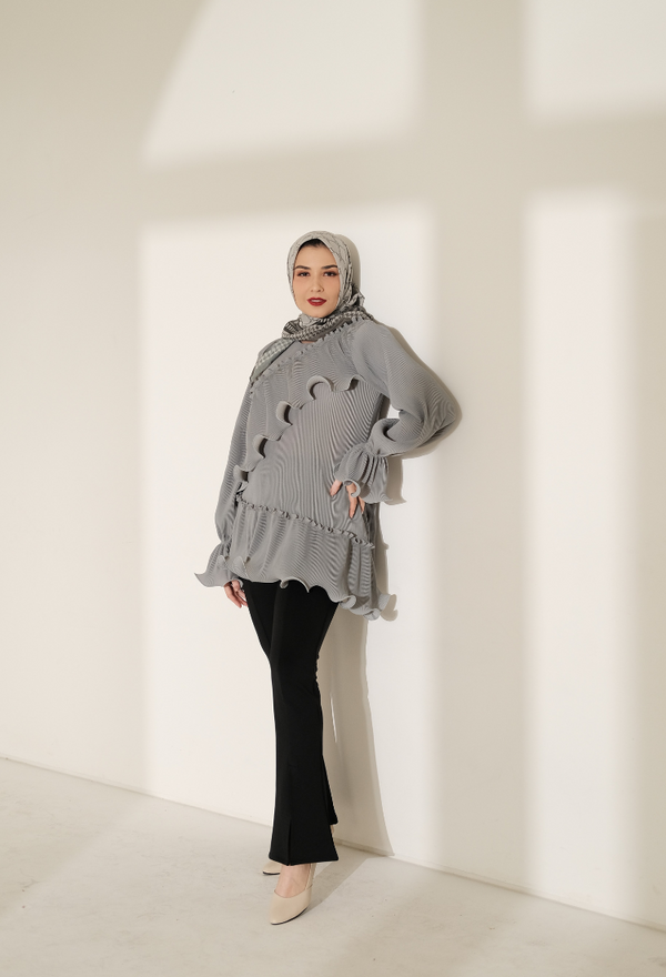 Soura Blouse Lava Grey