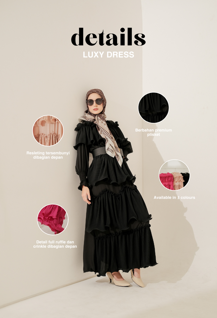 Luxy Dress Cranberry Solid