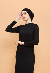 Kaneea Basic Inner Dress Deep Black